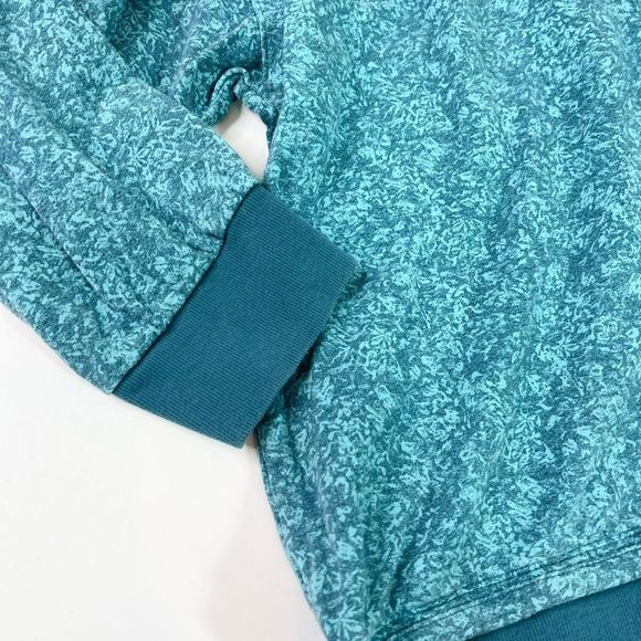 Athleta Sundance Alliance Womens 3X Blue Green Long Sleeved Hooded Pullover - Picture 3 of 11